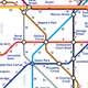 Illustration for article titled New London Tube Map Shows How Long It Takes to Walk, Not Ride a Train